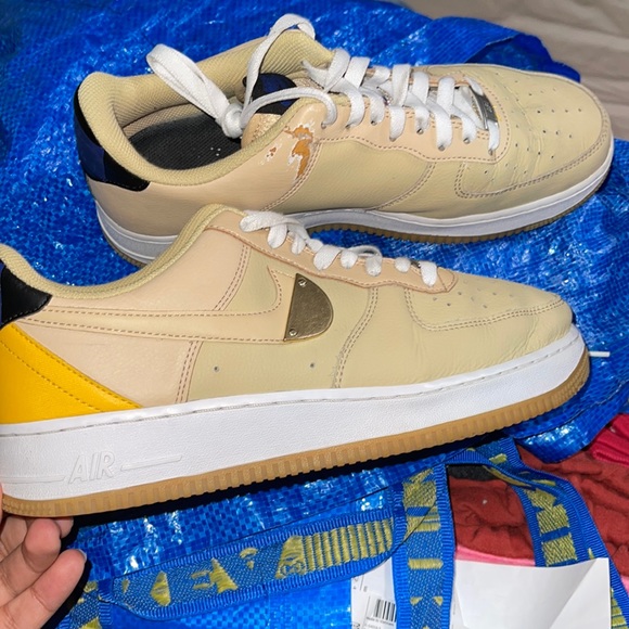 nike air force nba gold